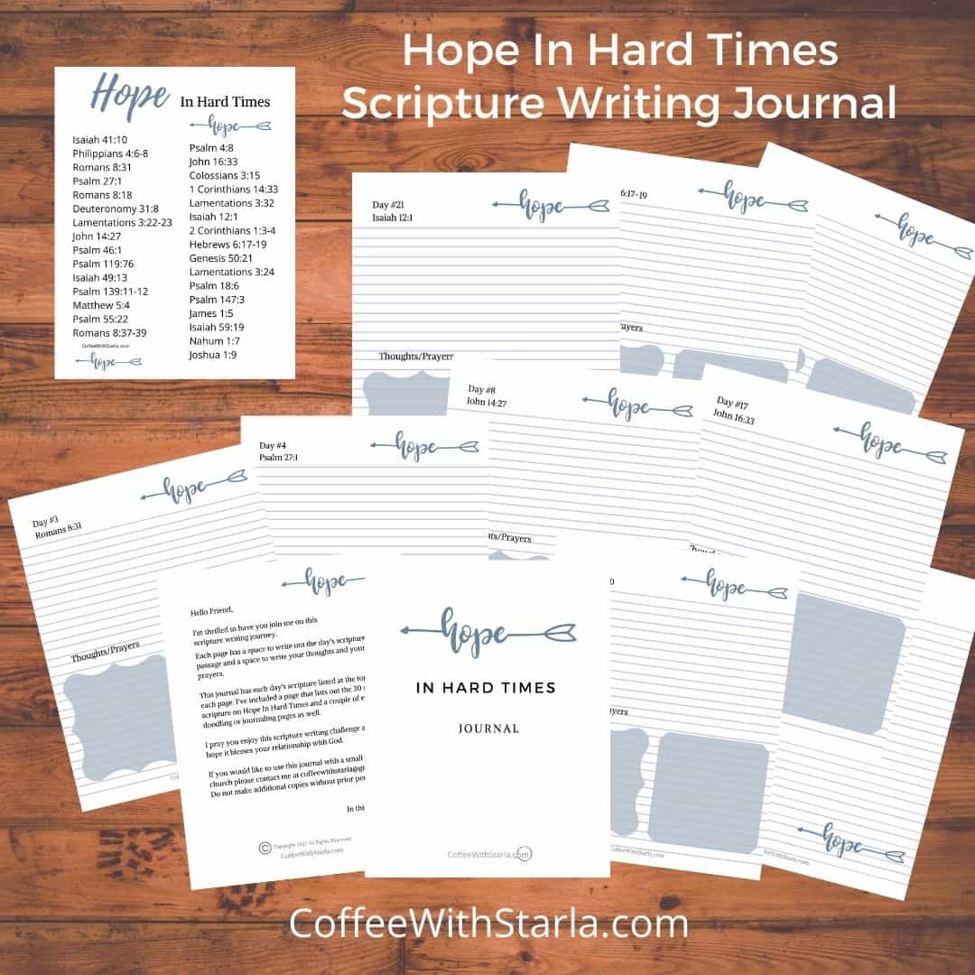31 Bible Verses About Hope In Hard Times - Coffee With Starla