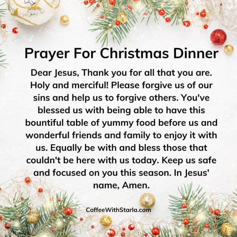 40 Short Prayers To Make Your Christmas Party Unforgettable - Coffee ...