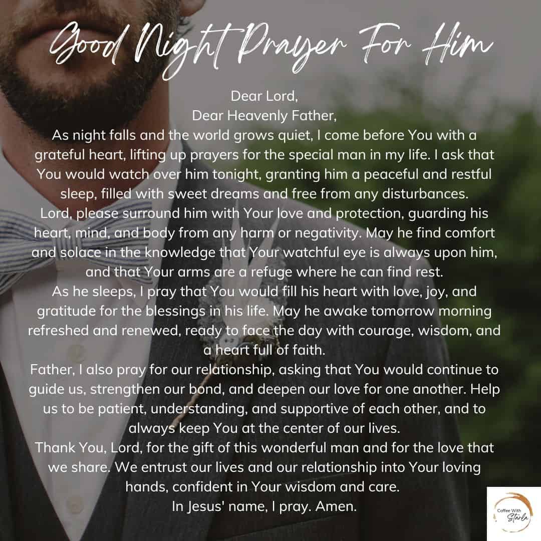 Good Night Prayer For My Husband + Prayer Points - Coffee With Starla