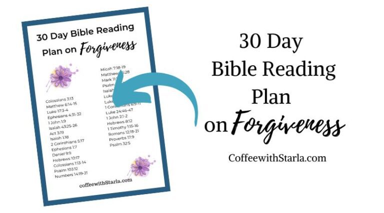 30 Powerful Bible Verses About Forgiveness (Free Printable) - Coffee ...