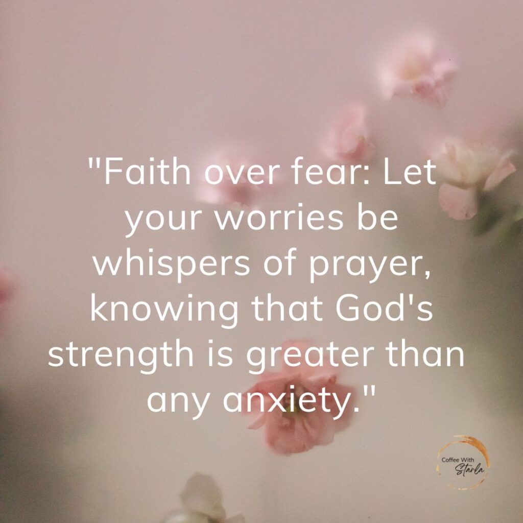 biblical affirmations for anxiety quote
