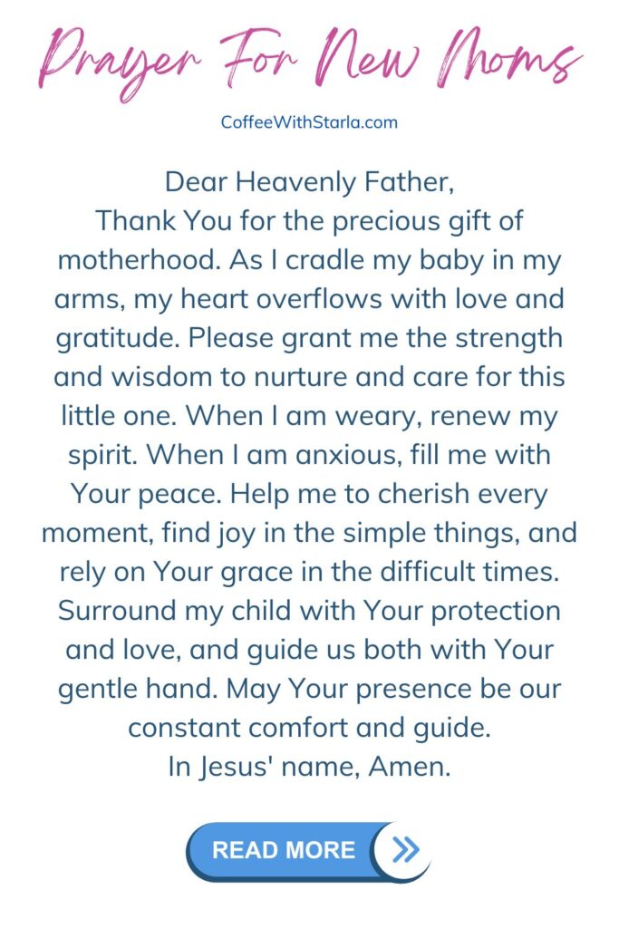 prayer for new moms